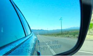 rear view mirror - Peer Lawther 300x180