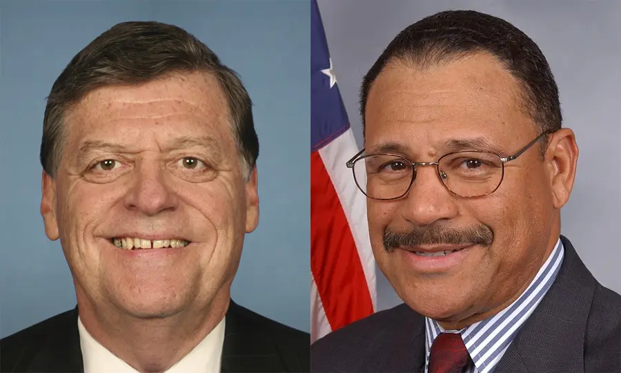U.S. Reps Tom Cole (left) and Sanford Bishop
