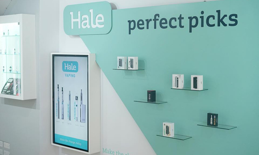 Hale Vapes store design - Hale