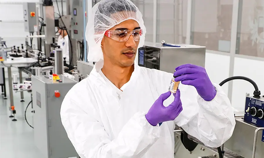In the Avail Vapor clean room