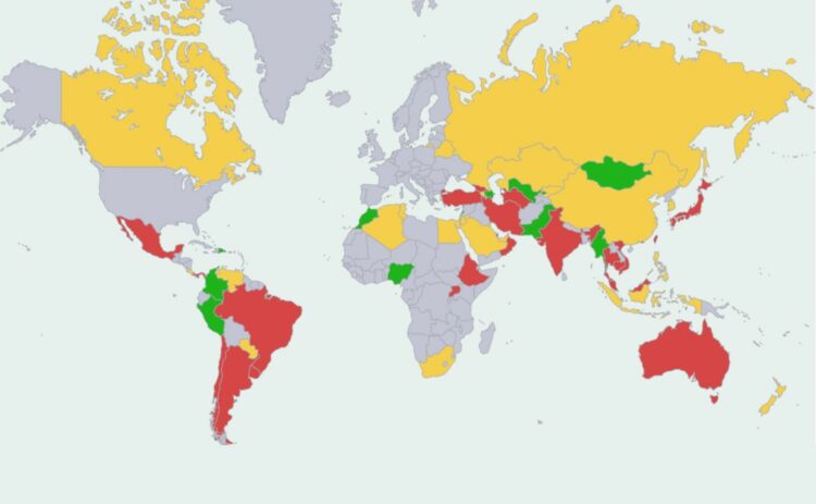 International Monthly E-cigarette Regulatory Tracker